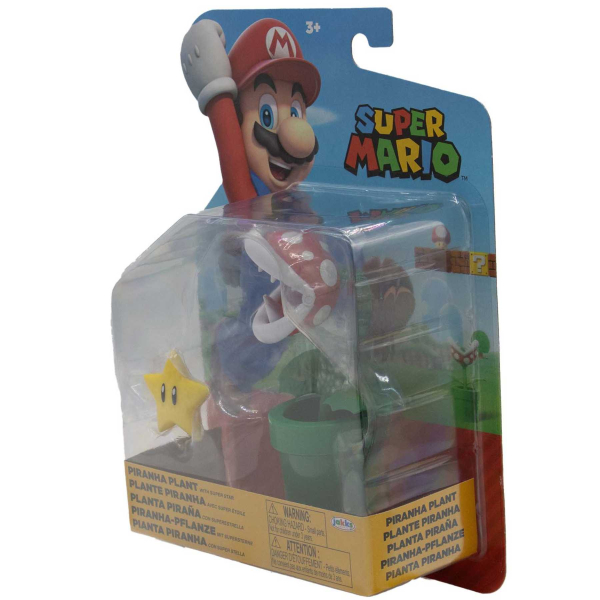 World of Nintendo Minifiguren Super Mario (Wave 40) Piranha Plant with Star